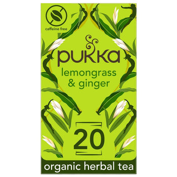 Pukka Organic Lemongrass & Ginger Tea 20 per pack