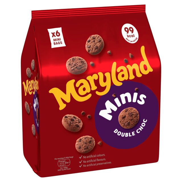 Maryland Mini Cookies Double Chocolate 6 x 19.8g