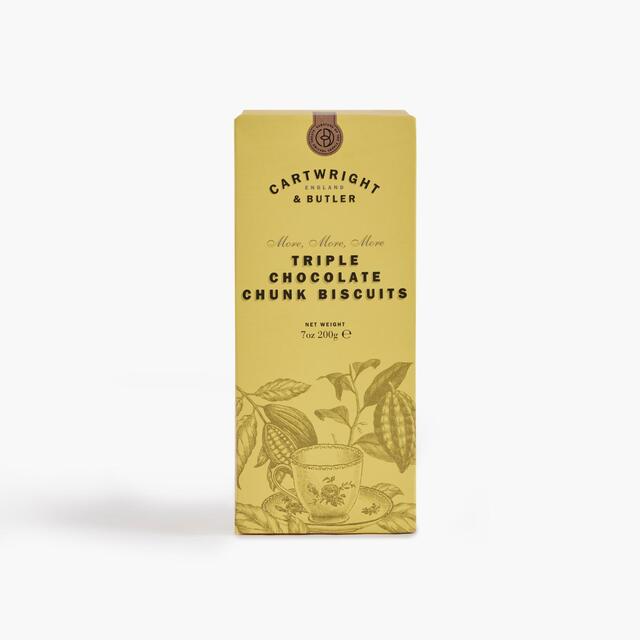 Cartwright & Butler Triple Choc Chunk Biscuits Carton 200g