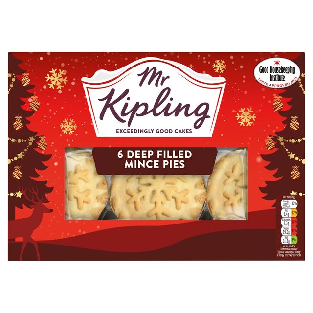 Mr Kipling Mince Pies 6 per pack