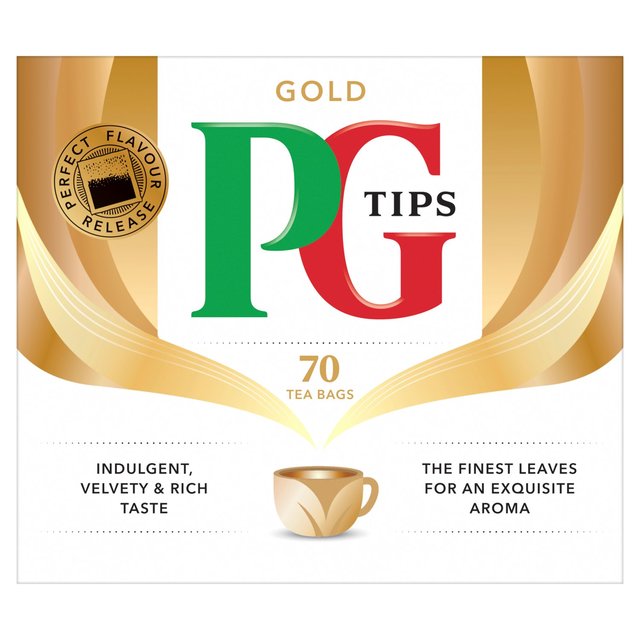 PG TIPS GOLD PYRAMID TEATHAGS 80 par paquet