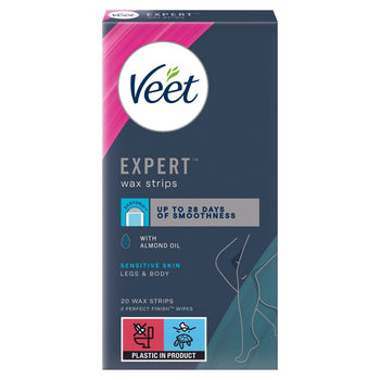 VEET Expert Strips Piers Sensitive 20 por paquete