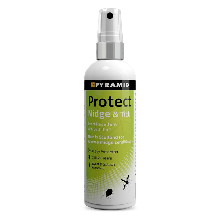 Pyramid Protect Midge & Tick Insect Repellent Spray 100ml