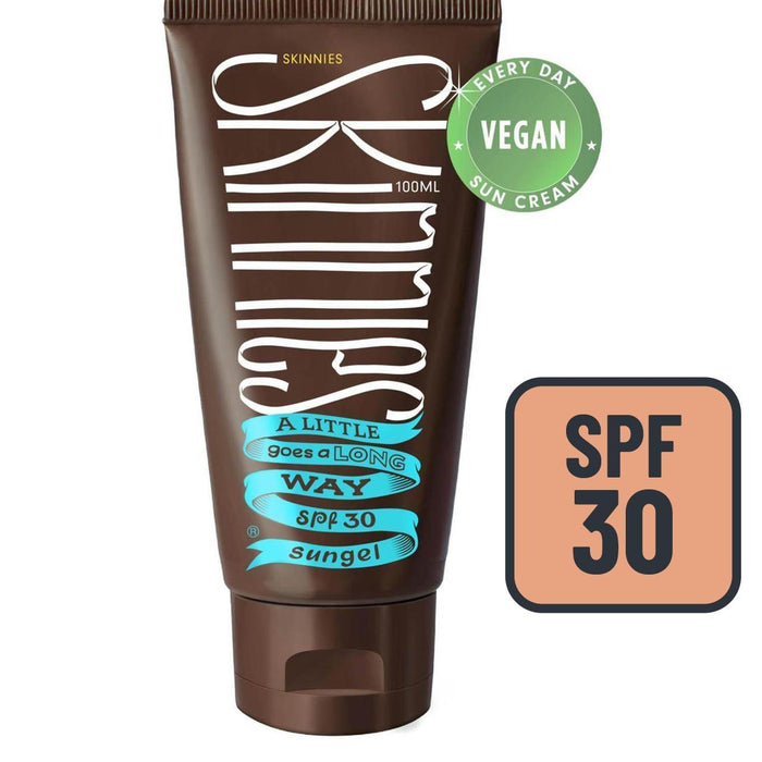 Skinnies SPF 30 Sunscreen Sungel Vegan 100ml