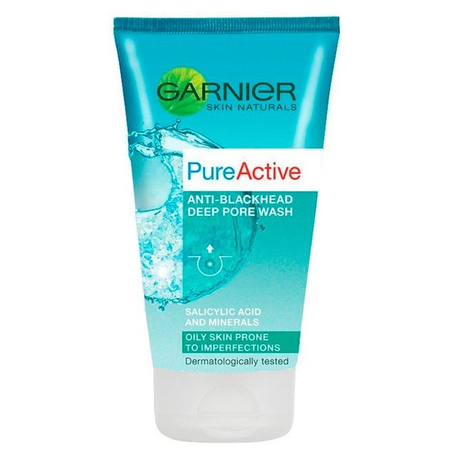 Garnier Pure actif anti-noir de tête de la tête de pores profonds lavage 150 ml