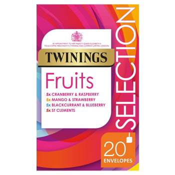 Twinings Fruits Tea Auswahl 20 Teebeutel