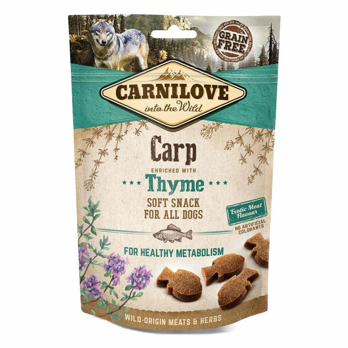 Carnilove Carp with Thyme Semi Moist Dog Treats 200g