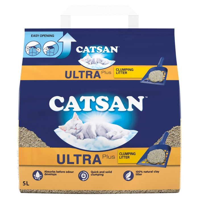 Catsan Ultra Grumping Odor Control Cat Litter 5L