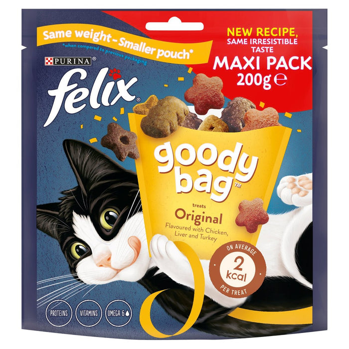 Felix Goody Bag Cat trata la mezcla original 200g