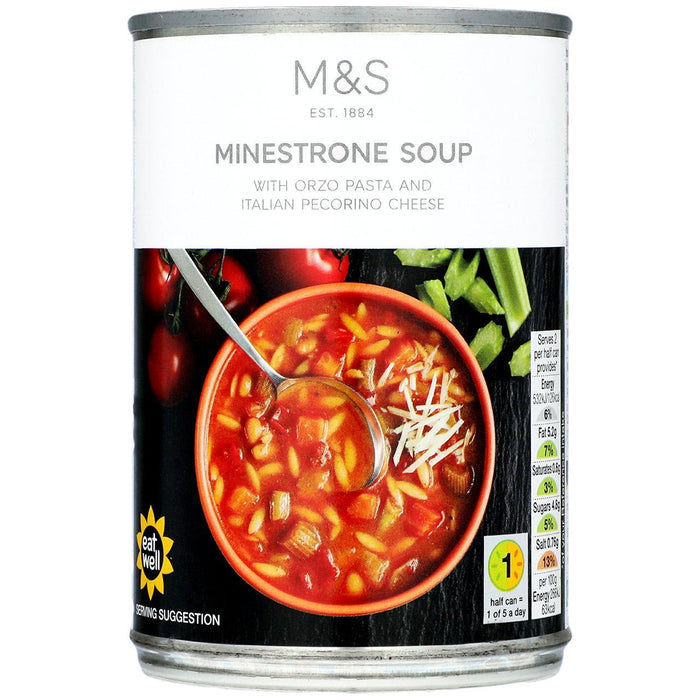 M & S Minestrone Suppe 400g