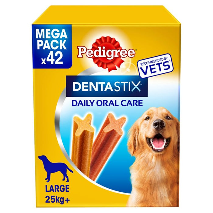 Pedigree dentastix quotidien mâtes dentaires gros chien 42 par paquet