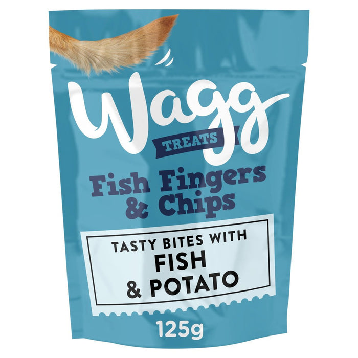 Wagg Fish Fingers & Chips Treats pour chiens 125g