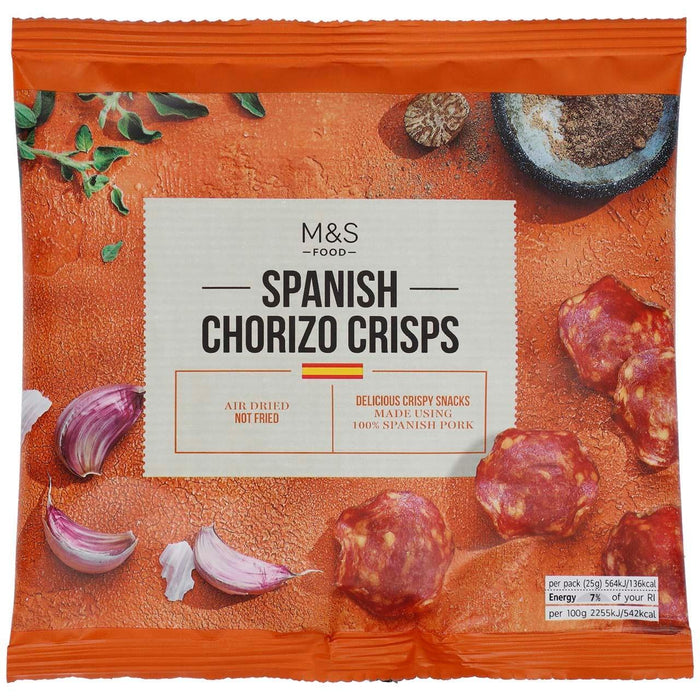 M & S Spanische Chorizo ​​-Krisen 25g